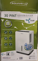 SOLEUS AIR 45 PT PINT DEHUMIDIFIER ENERGYSTAR - WHITE/GRAY - Like New