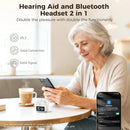 WASOCA HEARING AIDS SENIORS BLUETOOTH RECHARGEABLE HEARING AIDS - WHITE - Like New