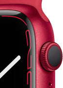 For Parts: APPLE WATCH 7 GPS 41mm RED ALUMINUM CASE WITH RED SPORT CANNOT BE REPAIRED