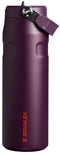 STANLEY BOTTLE WITH FLIP STRAW LID 24 OZ - PLUM - Like New
