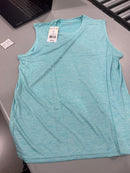 KICK START GEAR SPORTSWEAR SLEEVELESS SHIRT - SIZE: MEN M - AQUA - Brand New