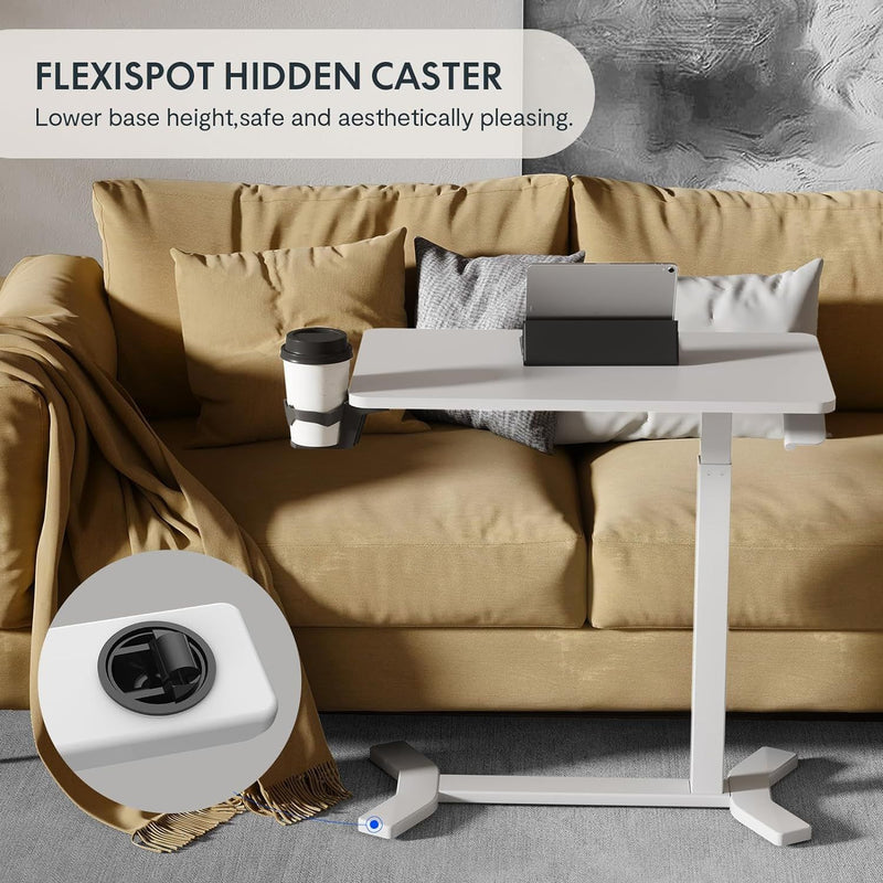 FLEXISPOT MOBILE STANDING DESK - WHITE - Scratch & Dent