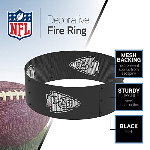 BLUE SKY OUTDOOR LIVING NFL NEW ENGLAND PATRIOTS 36" X 12" STEEL ROUND FIRE PIT - Like New