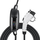 LECTRON 110V 16 AMP LEVEL 1 EV CHARGER 21FT EXTENSION CORD - BLACK / WHITE Like New