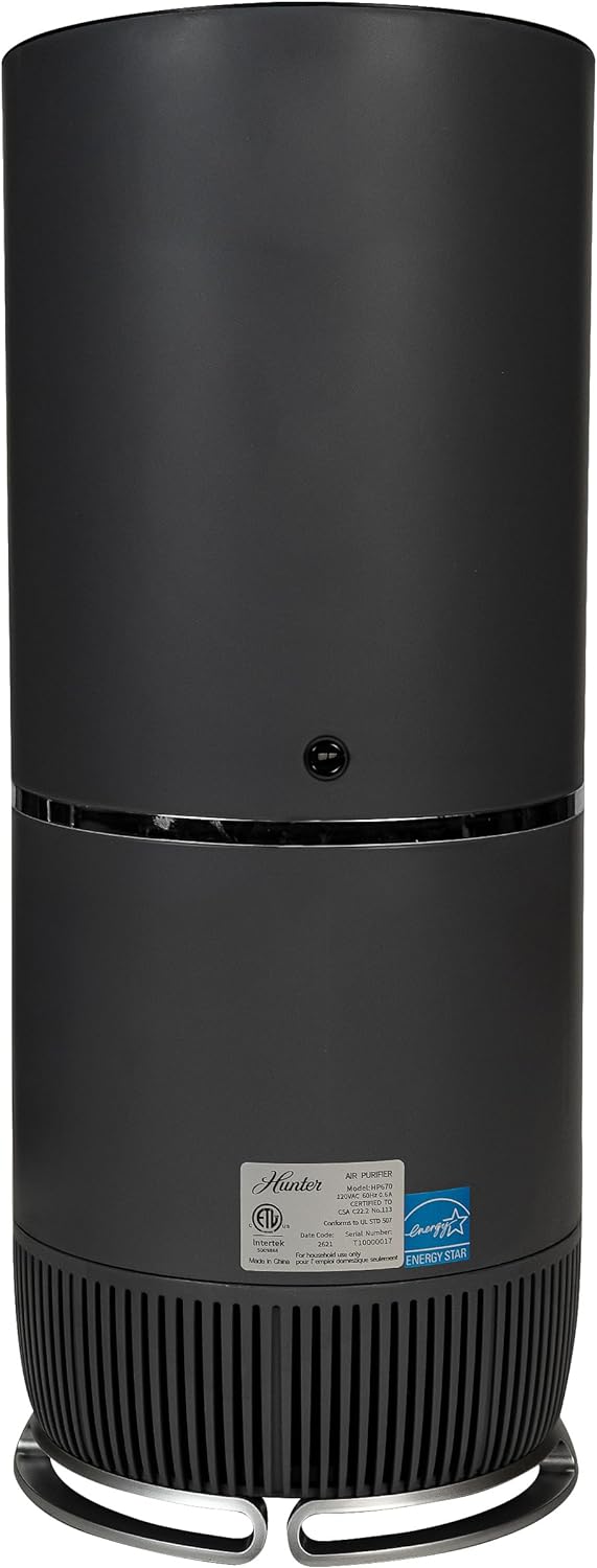 Hunter Fan Company HP670 True HEPA Air Purifier for Allergies HP670GR - Graphite - Like New