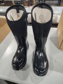 BOGS WOMEN'S CLASSIC HIGH SHINY RAINBOOTS - SIZE: WOMEN 9 (EU W40) - BLACK - Like New