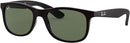 Ray-Ban Junior RJ9062S Child Square Sunglasses - Green - Scratch & Dent