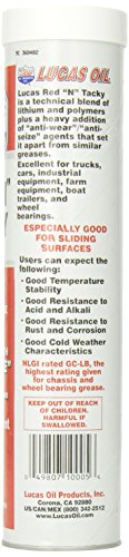 LUCAS OIL 10005 RED 'N' TACKY GREASE - 14 OUNCE - Brand New