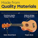 HOLA! MUSIC HM-21GN SOPRANO UKULELE BUNDLE CANVAS TOTE BAG, STRAP, PICKS - GREEN - Like New
