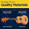HOLA! MUSIC HM-21GN SOPRANO UKULELE BUNDLE CANVAS TOTE BAG, STRAP, PICKS - GREEN - Like New