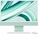 Apple iMac 24" 4480 x 2520 M3 8-CORE CPU 8GB 256GB SSD 8-CORE GPU - GREEN - Like New