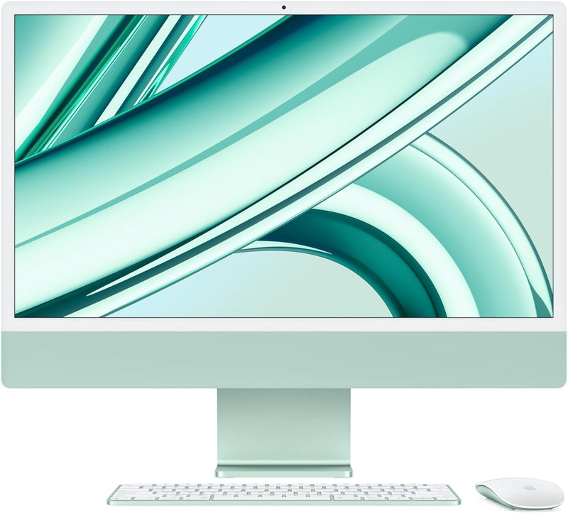 Apple iMac 24" 4480 x 2520 M3 8-CORE CPU 8GB 256GB SSD 8-CORE GPU - GREEN - Like New