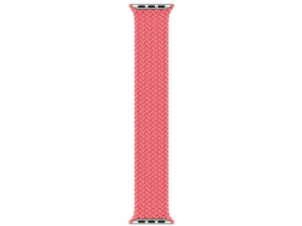 APPLE WATCH BRAIDED SOLO LOOP 44MM - PINK PUNCH - SIZE 11 - PINK PUNCH - Brand New