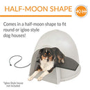 K&H Pet Products Lectro-Kennel Igloo-Style Heated Outdoor Dog Bed - BLACK - Brand New