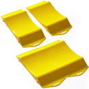 HANTINSTOM TIRE SAVER RAMPS - SET OF 4 PACK ANTI-SLIP DESIGN TIRE-SAVE - YELLOW - Like New
