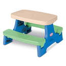 LITTLE TIKES EASY STORE JR. KID PICNIC PLAY TABLE - BLUE/GREEN - Like New