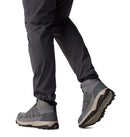 YM8651 Columbia Mens Strata Trail Mid Waterproof City Grey/Savory Size 7.5 - Like New