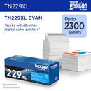 Brother Toner Cartridge TN229XLC High Yield Printer Toner Cartridge - Cyan - Brand New