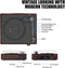 Cotsoco Bluetooth Wireless Multifunction Record Player Turntable M49A - Brown - Like New