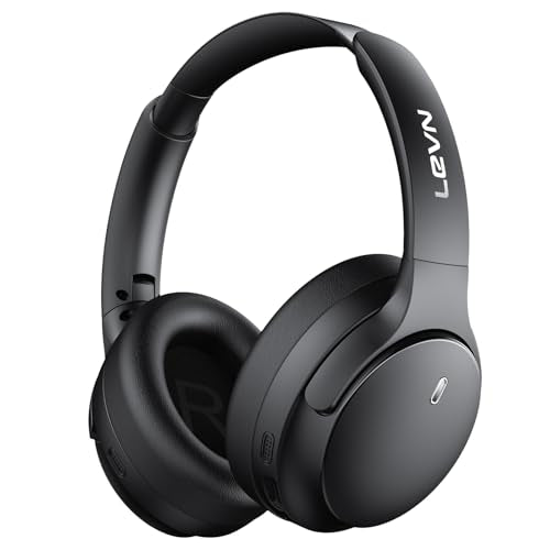 LEVN Hybrid Active Noise Cancelling Headphones Wireless Headphones Bluetooth 5.4 - Like New