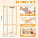 Woodure Stuffed Animal Storage & Organizer, Wooden Cute Zoo Toy Holder - Like New