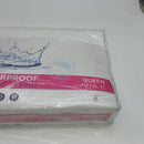 GENERIC WATERPROOF MATTRESS PAD - QUEEN - 60IN X 80IN X 12IN, POLYESTER - WHITE - Like New