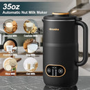 ARCMIRA 8 IN 1 NUT MILK MAKER MACHINE 35OZ SOY MILK MAKER 8 BLADES - BLACK - Like New