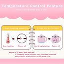 DEZIN HOT POT ELECTRIC, RAPID NOODLES COOKER, STAINLESS STEEL, PINK - Like New