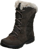 COLUMBIA WOMEN'S ICE MAIDEN II SNOW BOOTS - SIZE: WOMEN 10.5 - CORDOVAN, SIBERIA - Like New
