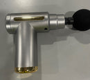 GENERIC MASSAGE GUN 6 SPEED - SILVER GRAY/GOLD - Like New