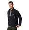 COLUMBIA MEN'S HELVETIA II HALF SNAP FLEECE - SIZE: MEN XL - BLACK - Brand New