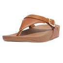 FitFlop Womens Lulu Arch Support Adjustable Sandals Slip on Footwear - Light Tan - Like New