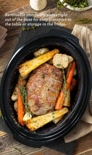 ELITE GOURMET MST-900RXT Electric Ceramic XL Jumbo Slow Cooker, 8.5Qt - RED - Like New