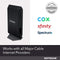 NETGEAR Cable Modem CM600 - Compatible Cable Providers Including Xfinity - Black Like New