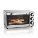 HAMILTON BEACH 1100 W 4-SLICE STAINLESS STEEL TOASTER OVEN - Scratch & Dent