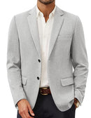 PJ PAUL JONES MEN'S CASUAL KNIT SPORT COAT, SIZE: MEN XL , LIGHT GREY - Brand New