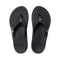 REEF WOMEN'S REEF SANTA ANA FLIP FLOP SANDALS SIZE 7 BLACK/WHITE - Brand New
