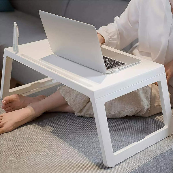 ‎DAWNTREES DAWNTREES MULTIFUNCTION LAPTOP BED DESK,USED AS LAPTOP DESK - WHITE - Like New