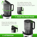Cold Press Juicer 5'' Wide Feed Chute Juice Maker OSTBA Juicer Machine - Black - Brand New