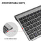 CIMETECH EASYTYPING KF10 WIRELESS KEYBOARD AND MOUSE COMBO SCISSOR SWITCH - GREY Like New