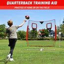 GOSPORTS FOOTBALL THROWING NET - 8 X 8 FT OR 6 X 6 FT NETS - RED - Like New