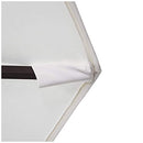 CALIFORNIA UMBRELLA 9' ROUND ALUMINUM CANTILEVER UMBRELLA CRANK LIFT - CANVAS - Like New
