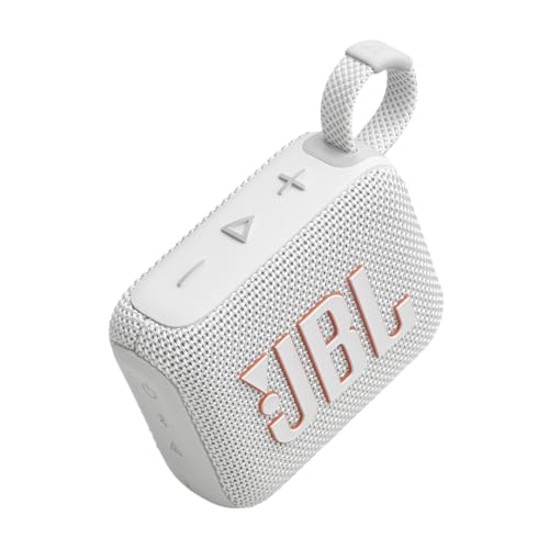 JBL Go 4 Built-in Battery Bluetooth Speaker JBLGO4WHTAM - White - Like New