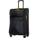 LUCAS LUGGAGE 27” TUSCANY SPINNER SUITCASE - EXPANDABLE, SOFTSIDE - BLACK - Like New