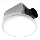Homewerks 7141-110 Bathroom Fan Integrated LED Light Ceiling Mount - White - Brand New
