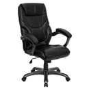 GO-724H-BK Flash Furniture Greer High Back LeatherSoft Executive Ergonomic Chair - Like New