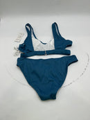 CUPSHE WOMEN SWIMSUIT BIKINI SET TWO PIECE - SIZE: WOMEN S - BLUE - Like New