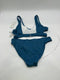 CUPSHE WOMEN SWIMSUIT BIKINI SET TWO PIECE - SIZE: WOMEN S - BLUE - Like New