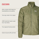 MARMOT MEN'S ONWARD INSULATED JACKET - MEDIUM - OLIVE GROVE - Brand New