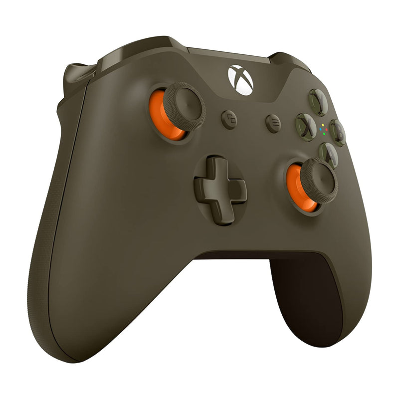 Xbox One Wireless Controller CZ2-00176 - Green-Orange Camo Like New
